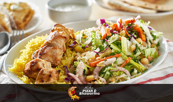 Chicken Shawarma Rice & Salad Bowl