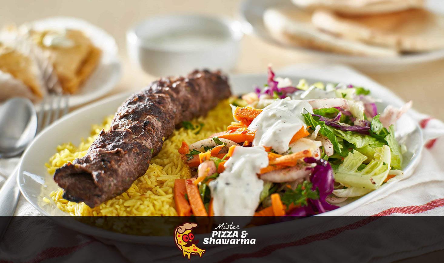 Beef Gyro Rice & Salad Bowl