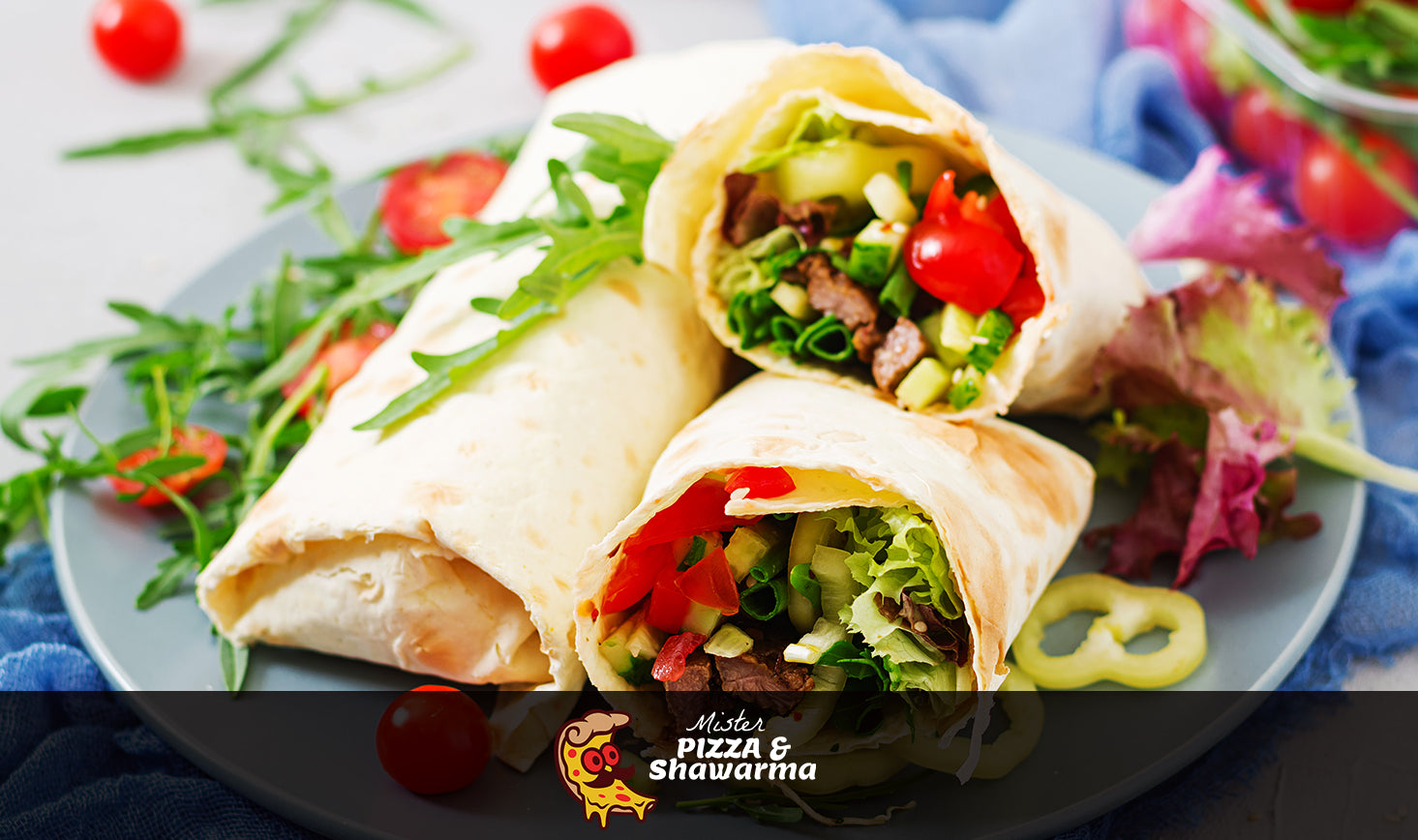 Three Shawarma Wraps Special