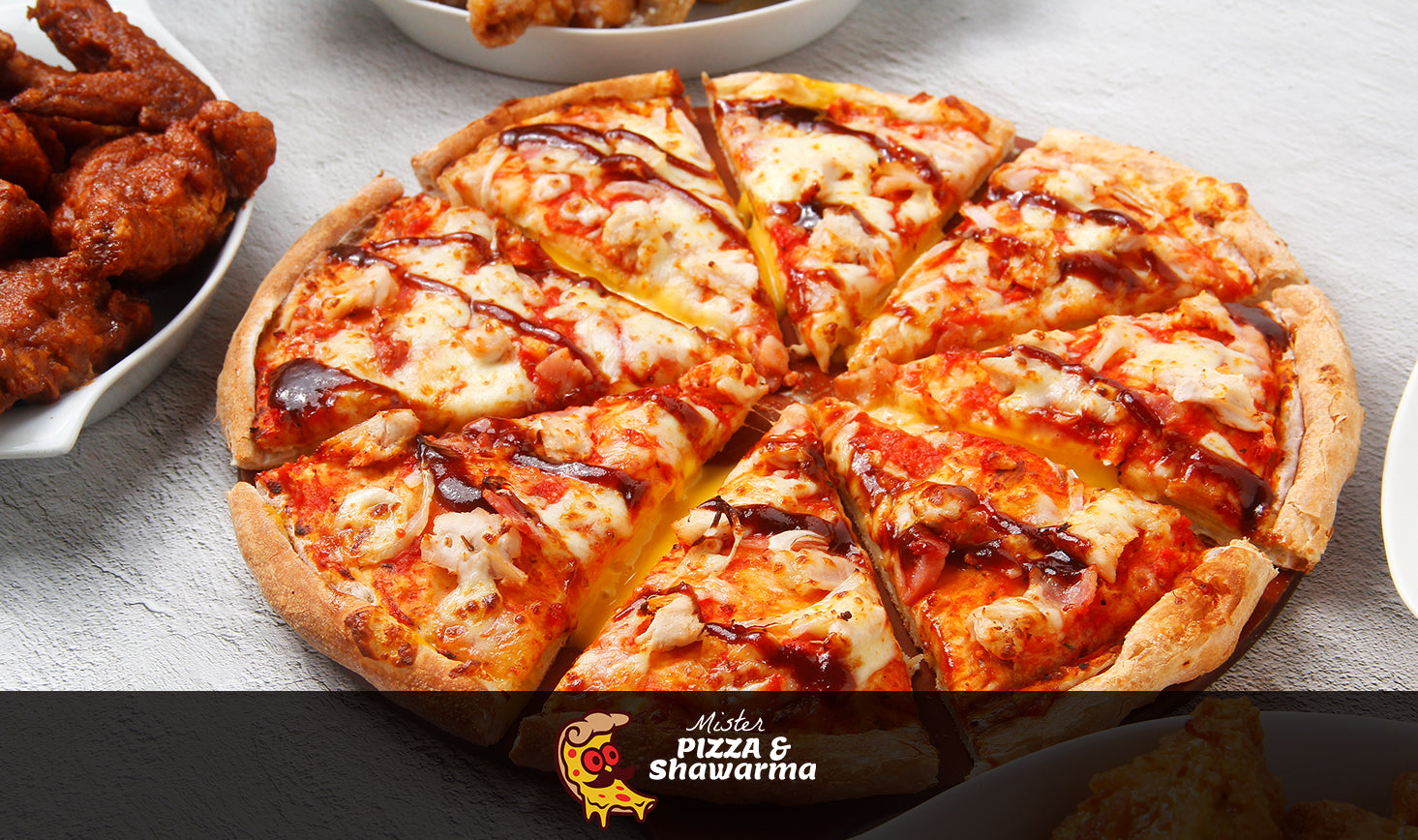 Two Jumbo 20" Cheese Pizzas with 12 Wings Special