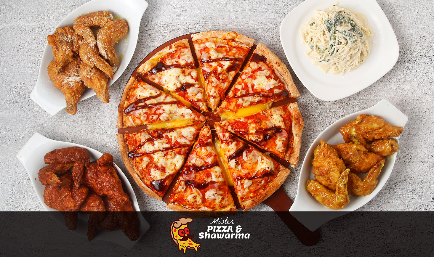 Two Large 16" Cheese Pizzas with 10 Wings Special